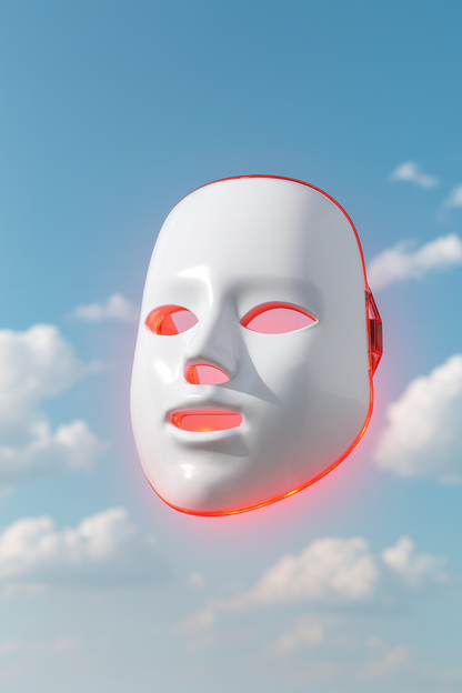 LED Mask for Acne & Wrinkles – Blue and Red Light Therapy Device for Clear, Youthful, Glowing Skin