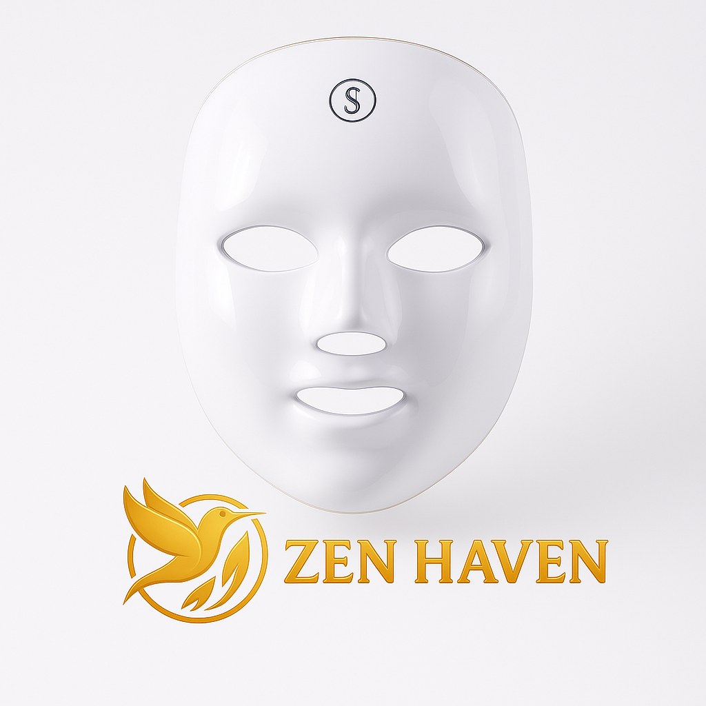 LED Mask for Acne & Wrinkles – Blue and Red Light Therapy Device for Clear, Youthful, Glowing Skin