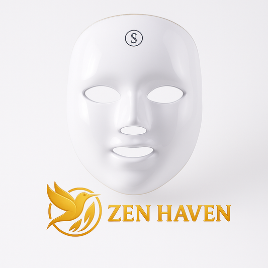 LED Mask for Acne & Wrinkles – Blue and Red Light Therapy Device for Clear, Youthful, Glowing Skin